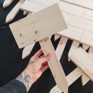 Kültéri Növénytáblák (20x35) Natúr